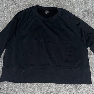 Nike cropped pullover size L